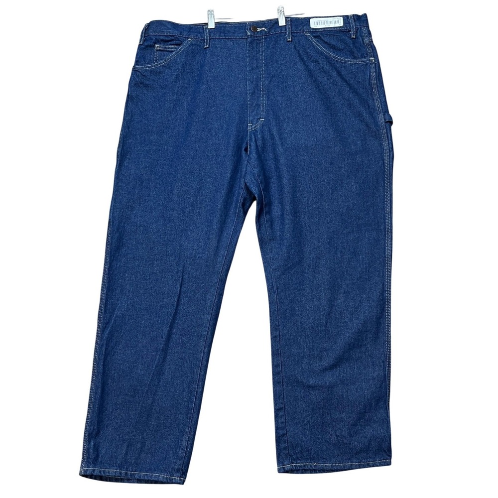 Dickies Carpenter Jeans Mens 44x30 Medium Wash Relaxed Fit 5-Pocket Denim NEW